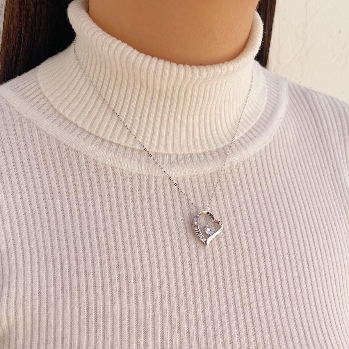 Collar Corazon Amor Eterno