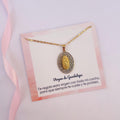 Collar Virgen Ovalada Aura