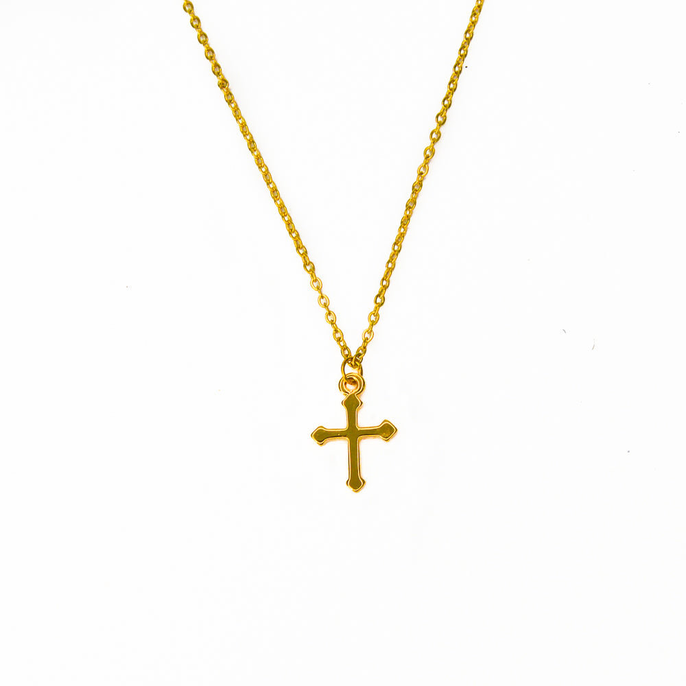 Collar Cruz Gotica Mini