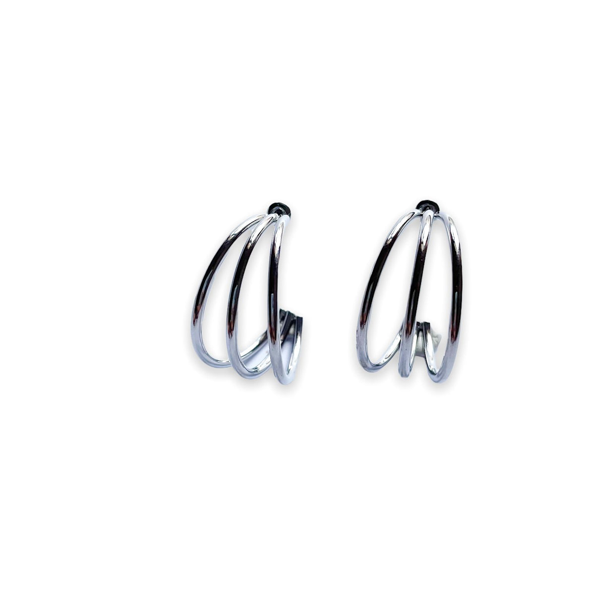 Taylor Silver Hoops